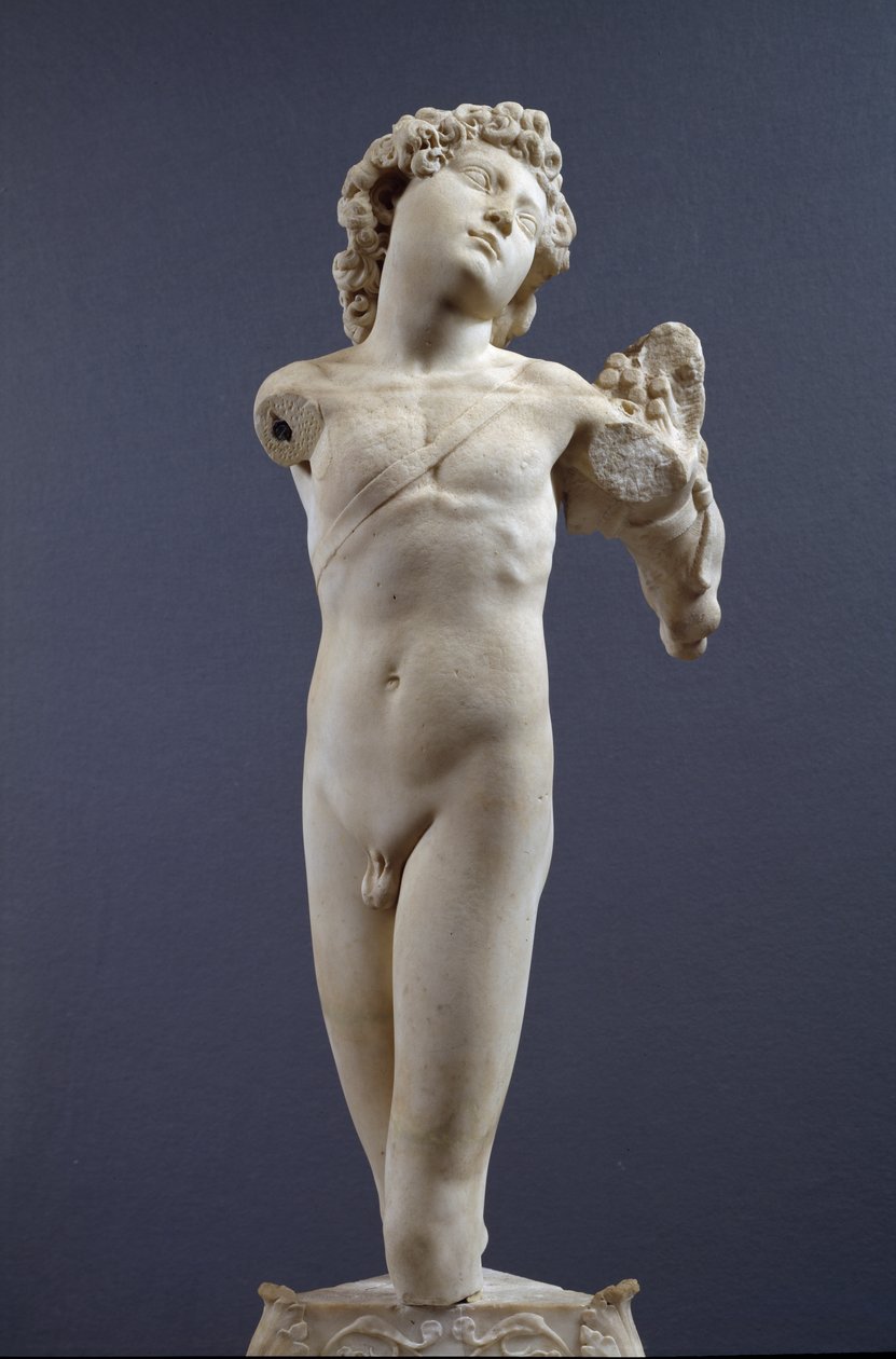 Genç okçu, c.1490 (mermer) by Michelangelo Buonarroti