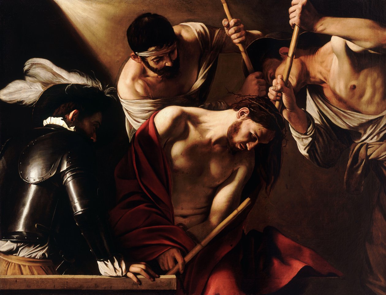 Dikenlerle taçlandırma by Michelangelo Caravaggio