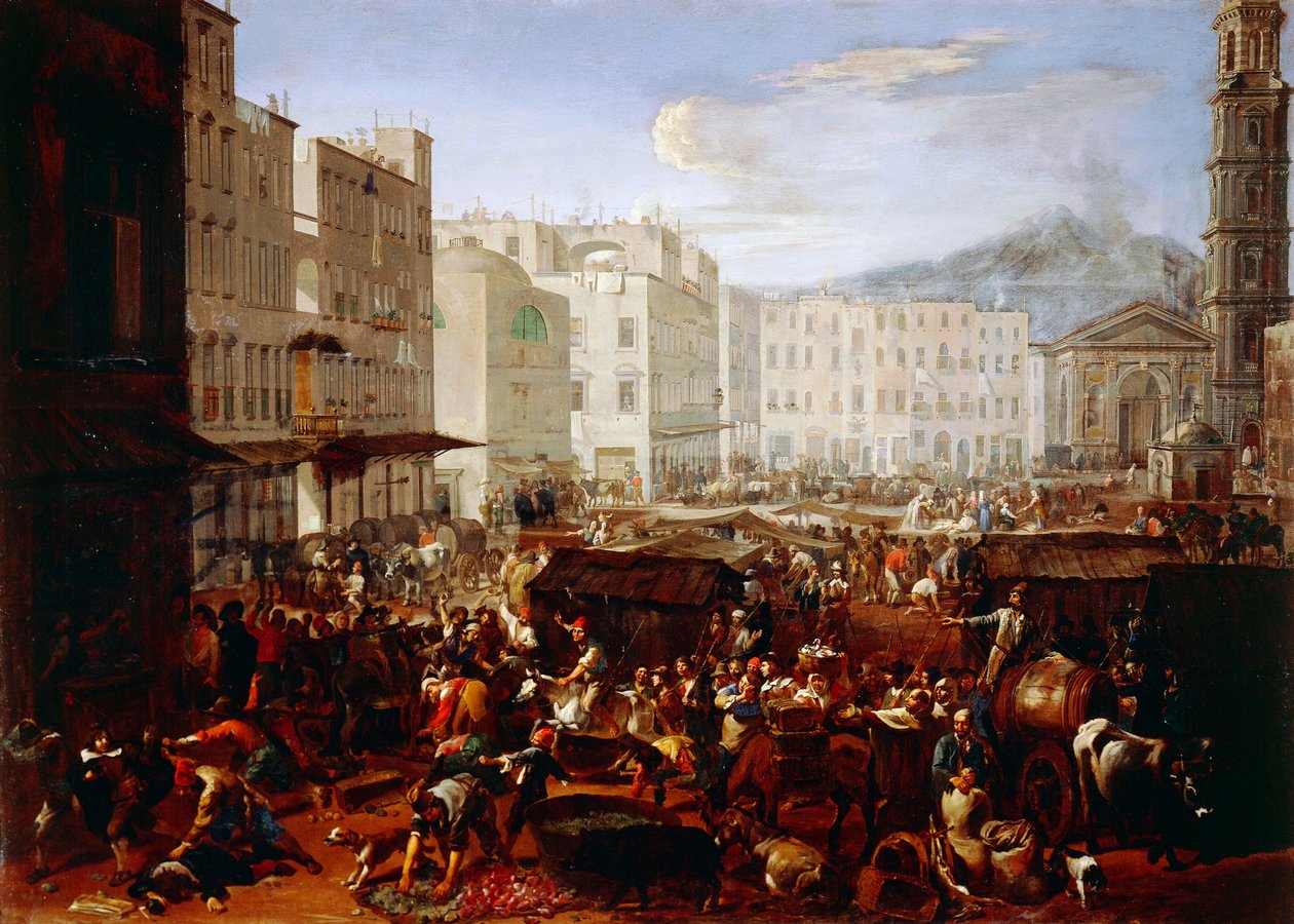 Masaniello İsyanı, 7 Temmuz by Michelangelo Cerquozzi