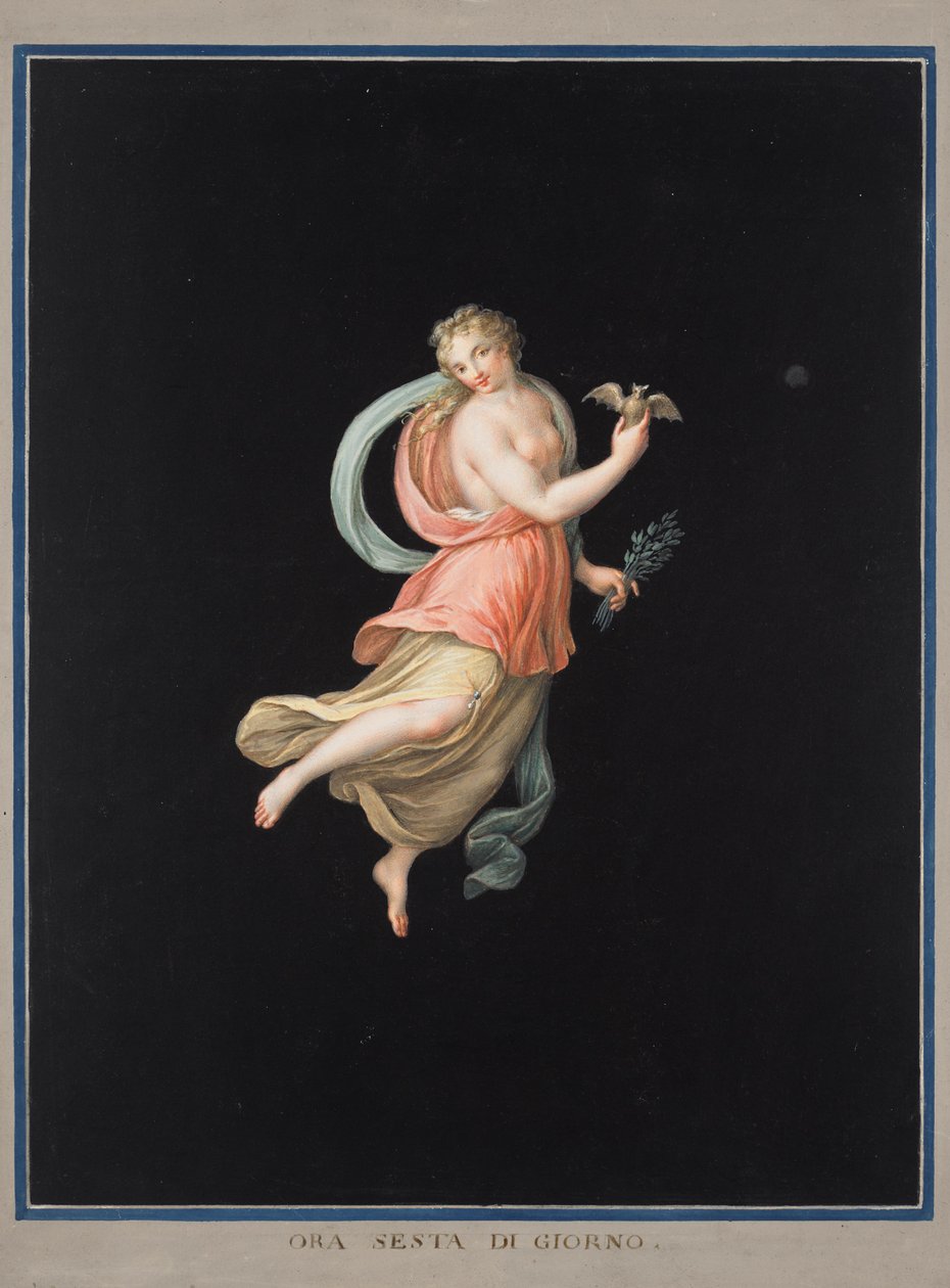 Gecenin kadın alegorisi by Michelangelo Maestri