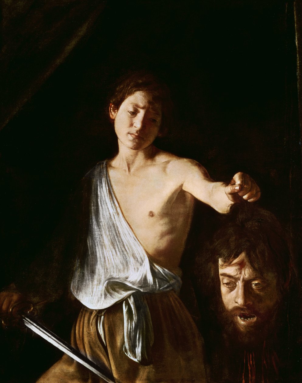 Golyat Başlı Davut, 1606 (ayrıntılar için bkz. 100350) by Michelangelo Merisi Caravaggio