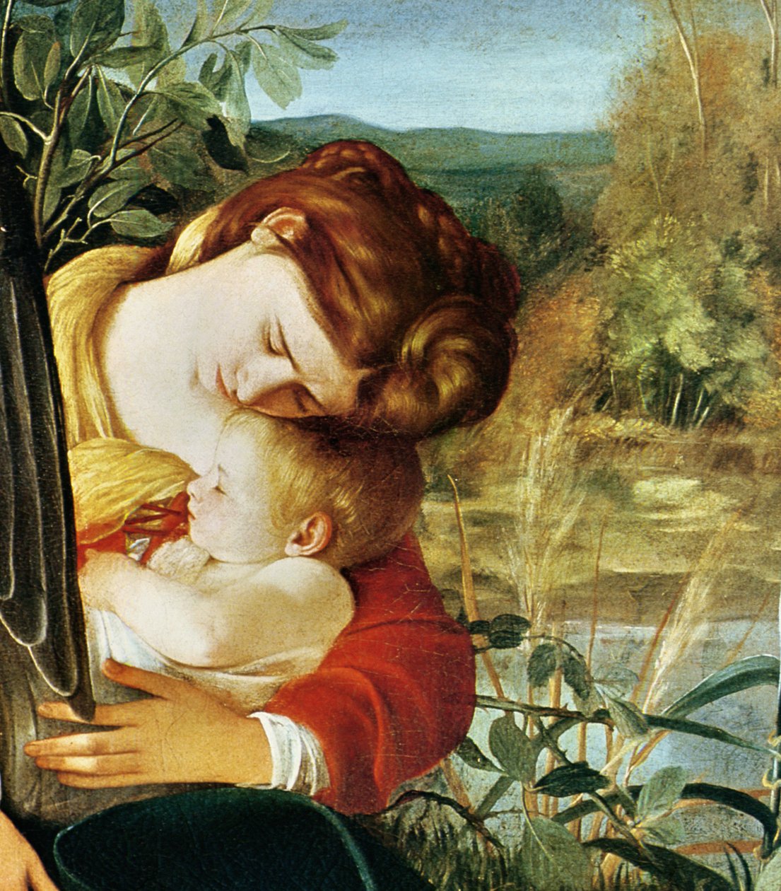 Mısır#39;a kaçışta dinlenin (detay. 1603) by Michelangelo Merisi Caravaggio