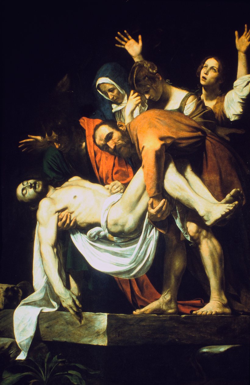 Mezarda Yatırma İfade Alma, Entombment, 1602-16044 by Michelangelo Merisi Caravaggio