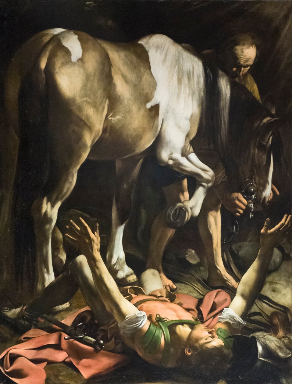 Aziz Paul'un Dönüşümü by Michelangelo Merisi da Caravaggio