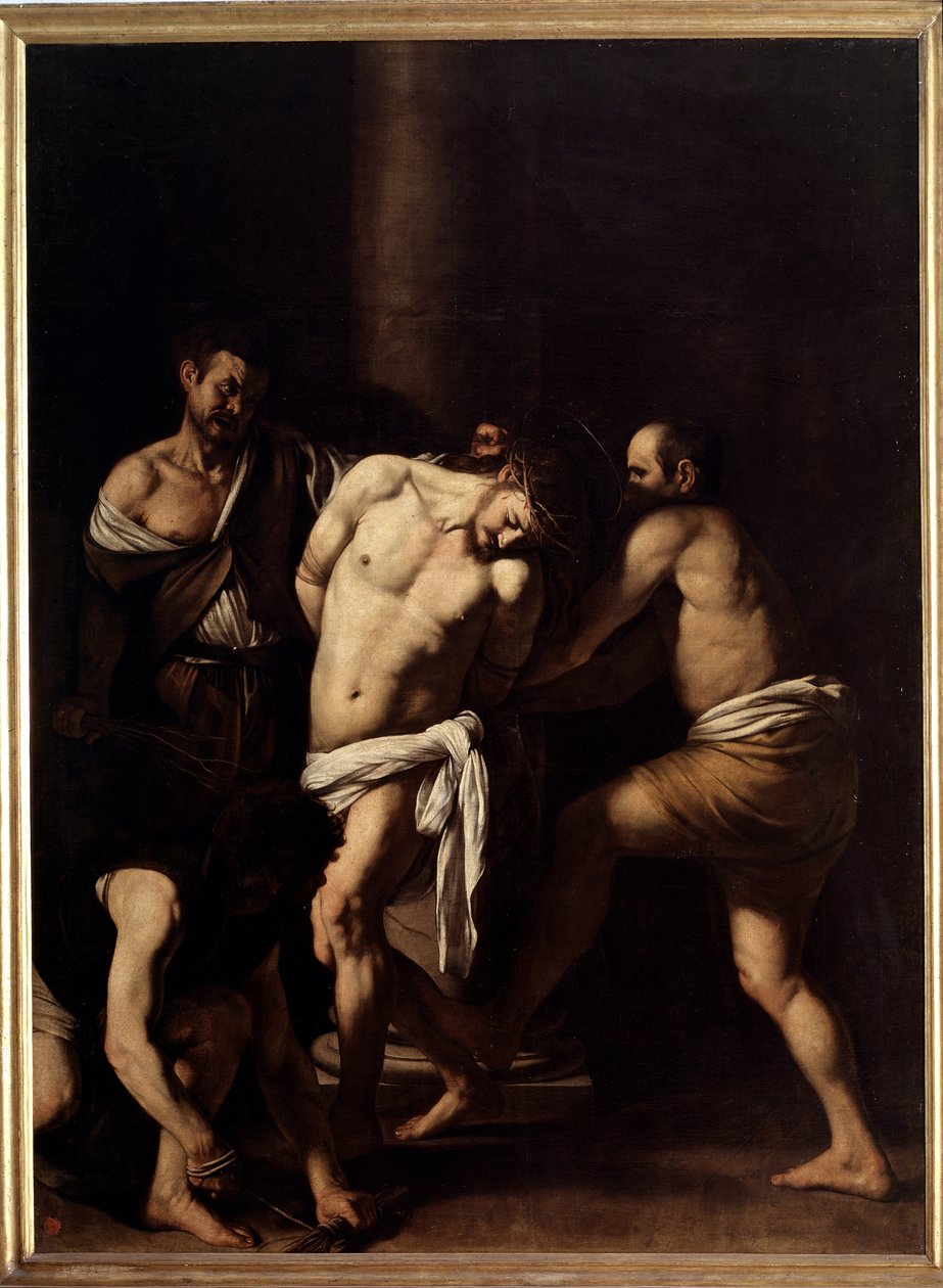 İsa'nın kırbaçlanması by Michelangelo Merisi da Caravaggio