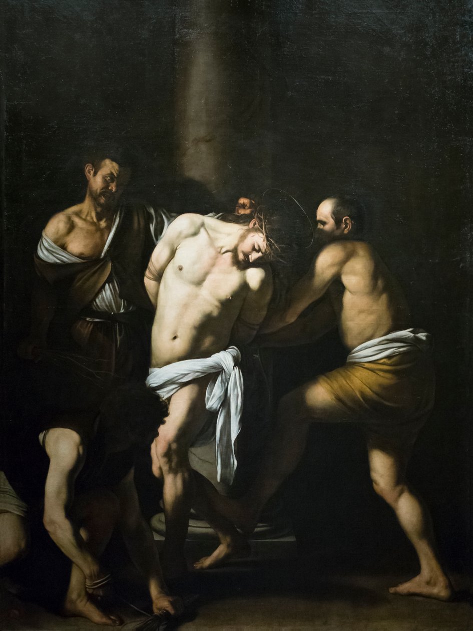 Mesih'in Kırbaçlanması by Michelangelo Merisi da Caravaggio