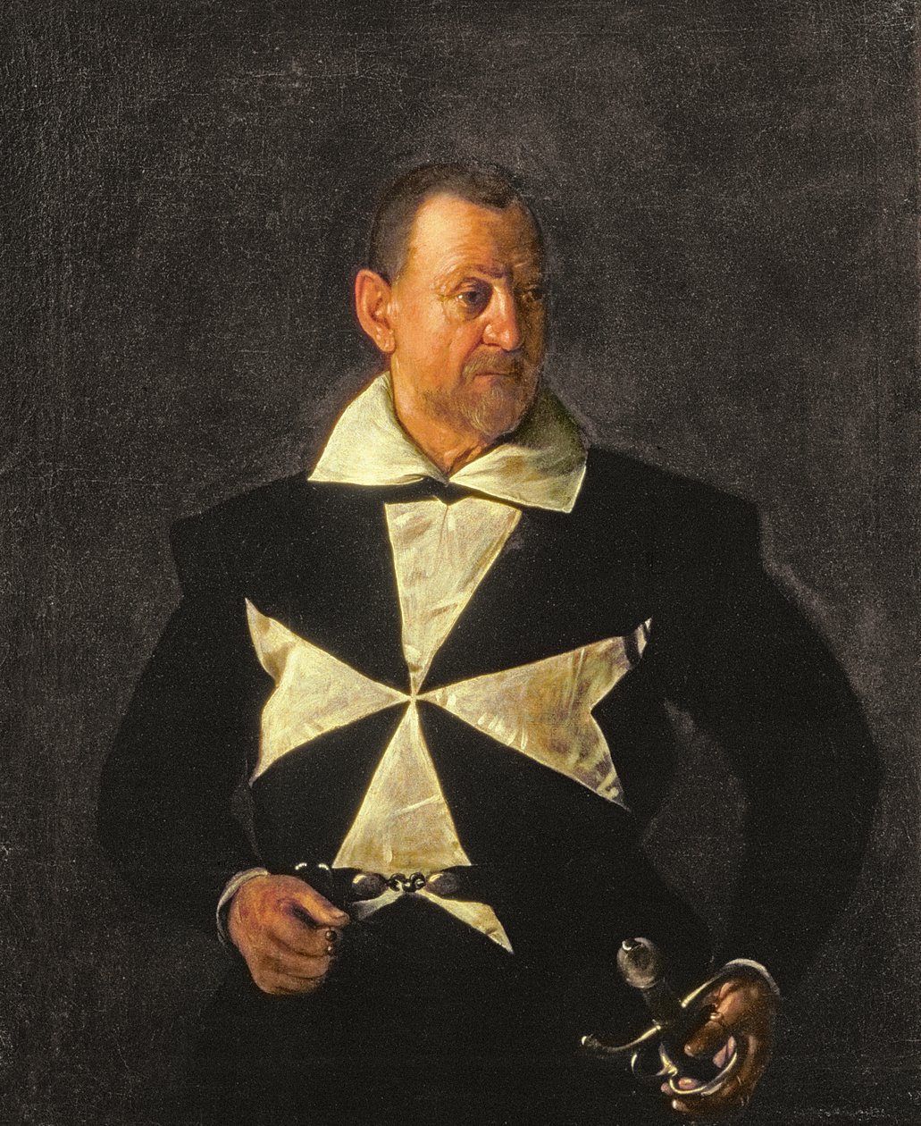 Malta Şövalyesi Portresi, muhtemelen Fra Antonio Martelli by Michelangelo Merisi da Caravaggio