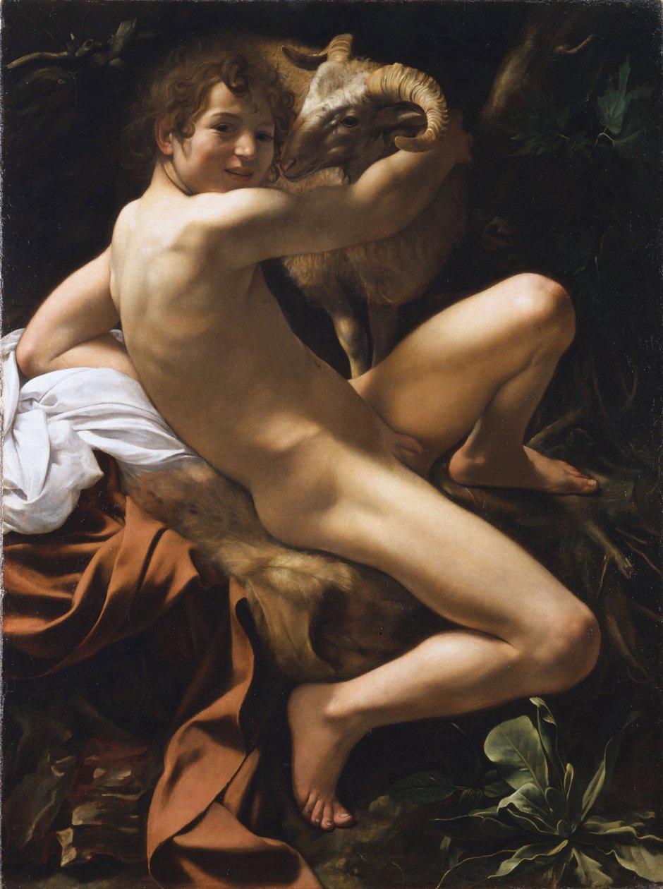 Aziz John the Baptist. Michelangelo Merisi