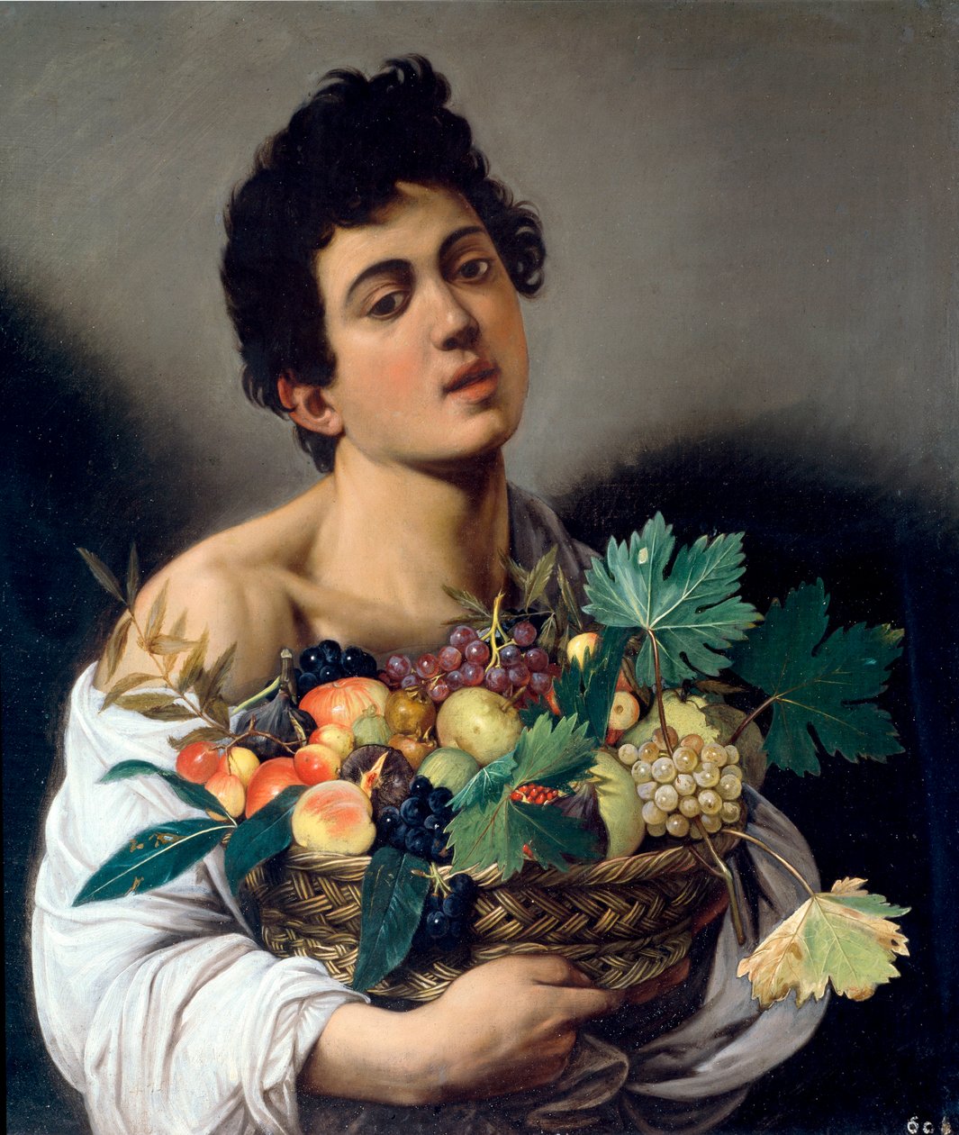 Meyve satıcısı (tuval üzerine yağlı boya by Michelangelo Merisi da Caravaggio