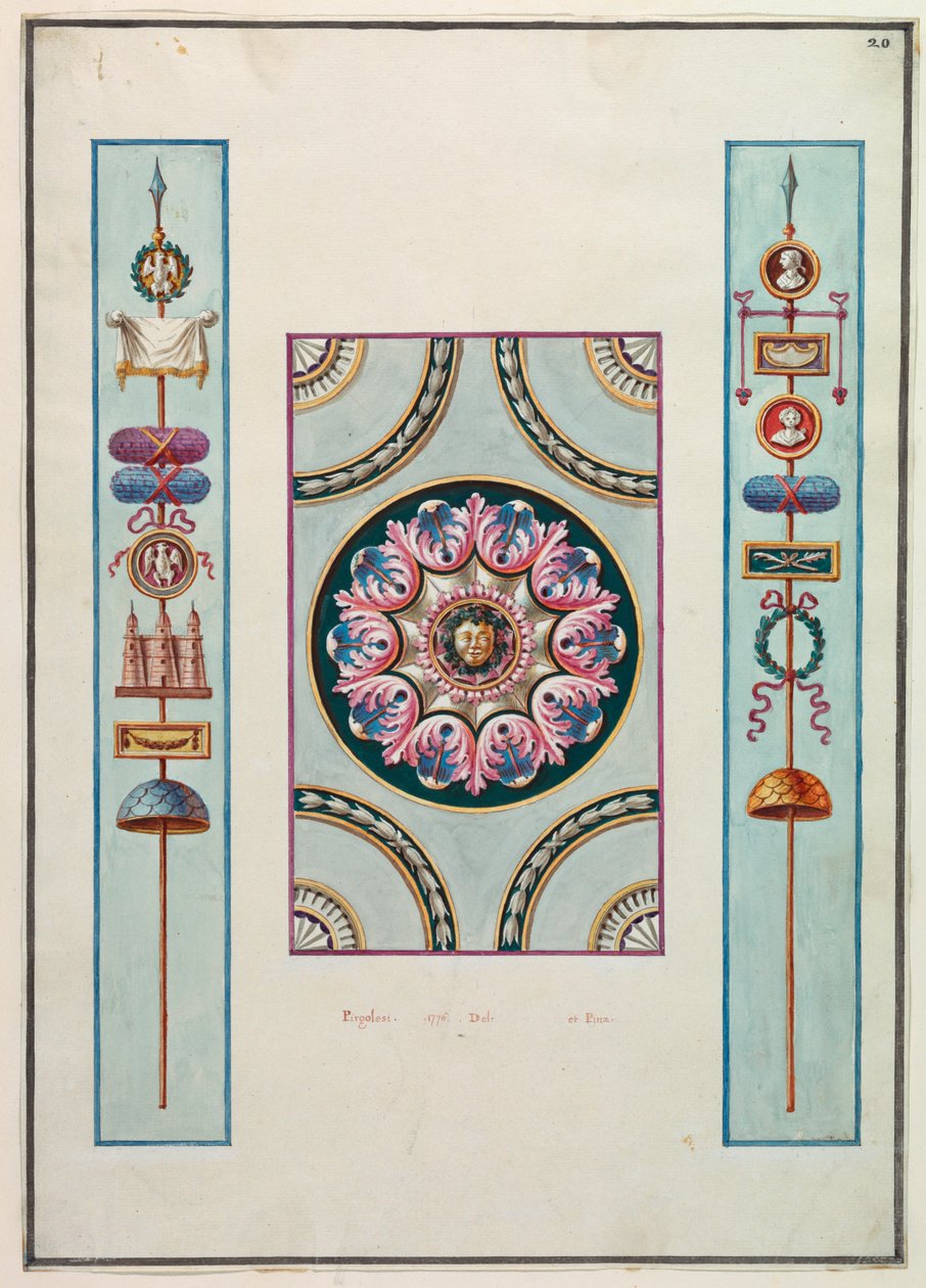 Duvar dekorasyonu by Michelangelo Pergolesi