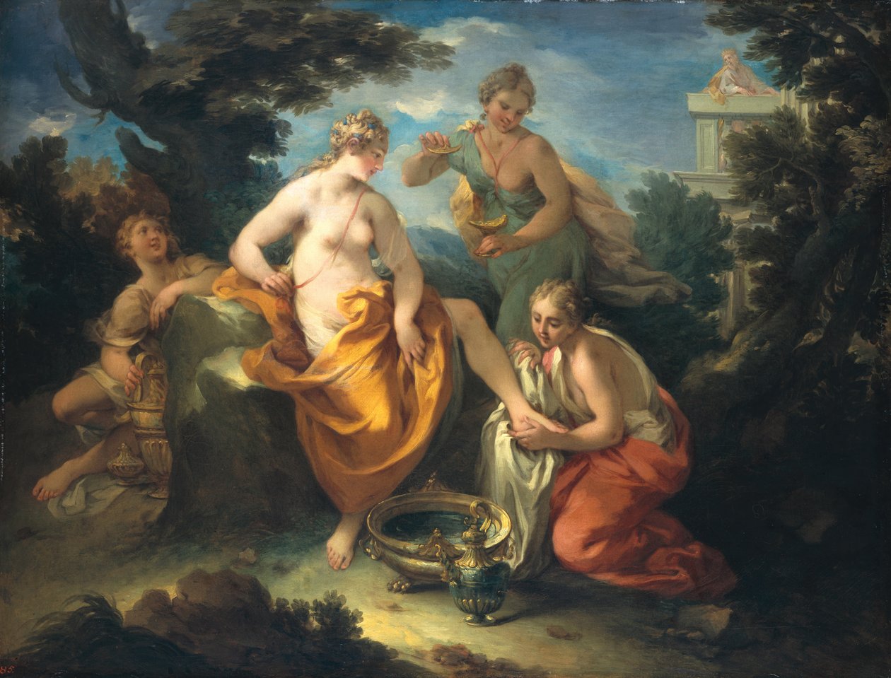 Bathsheba Banyosu, 1729 by Michele Rocca