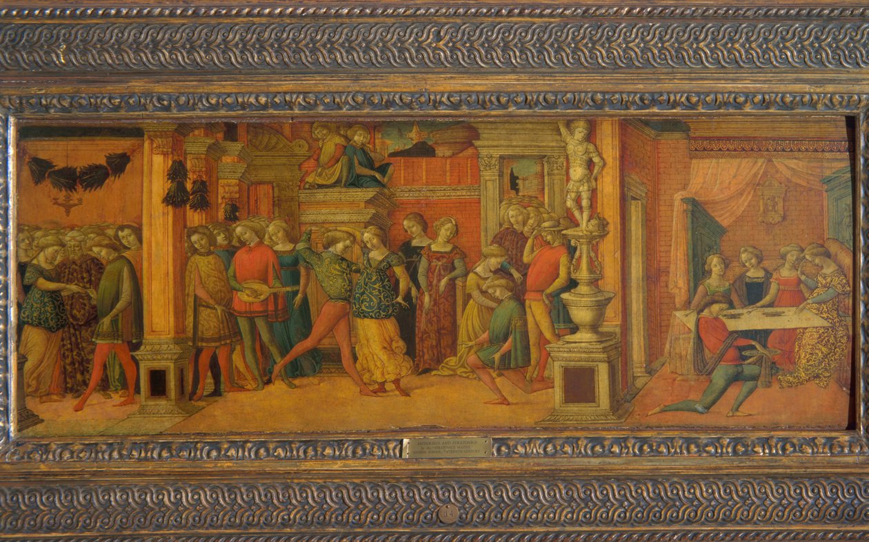 Antiochus ve Stratonice, c.1470 (panelde tempera) by Michele Ciampanti