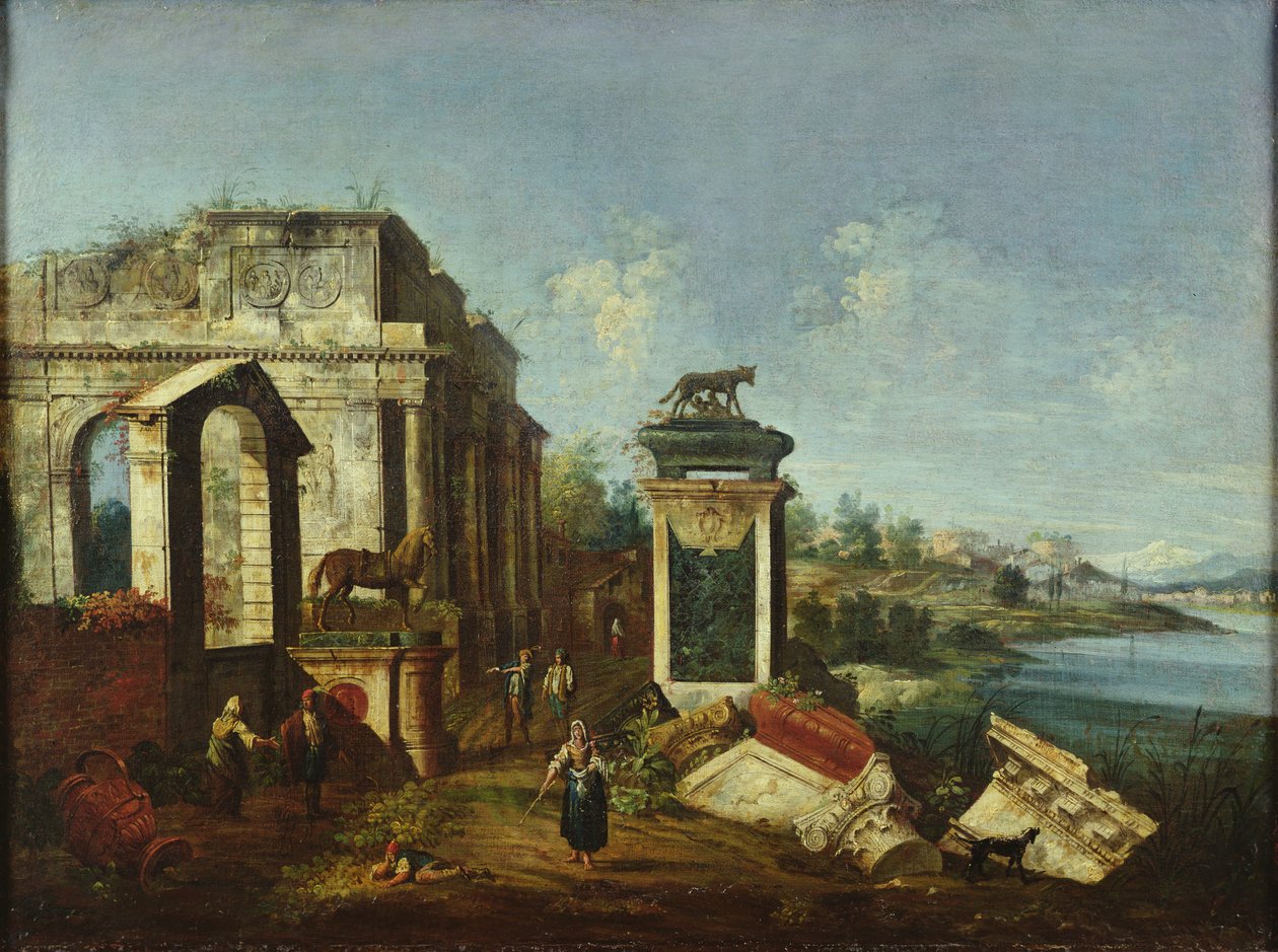 Roma Harabeleri by Michele Marieschi