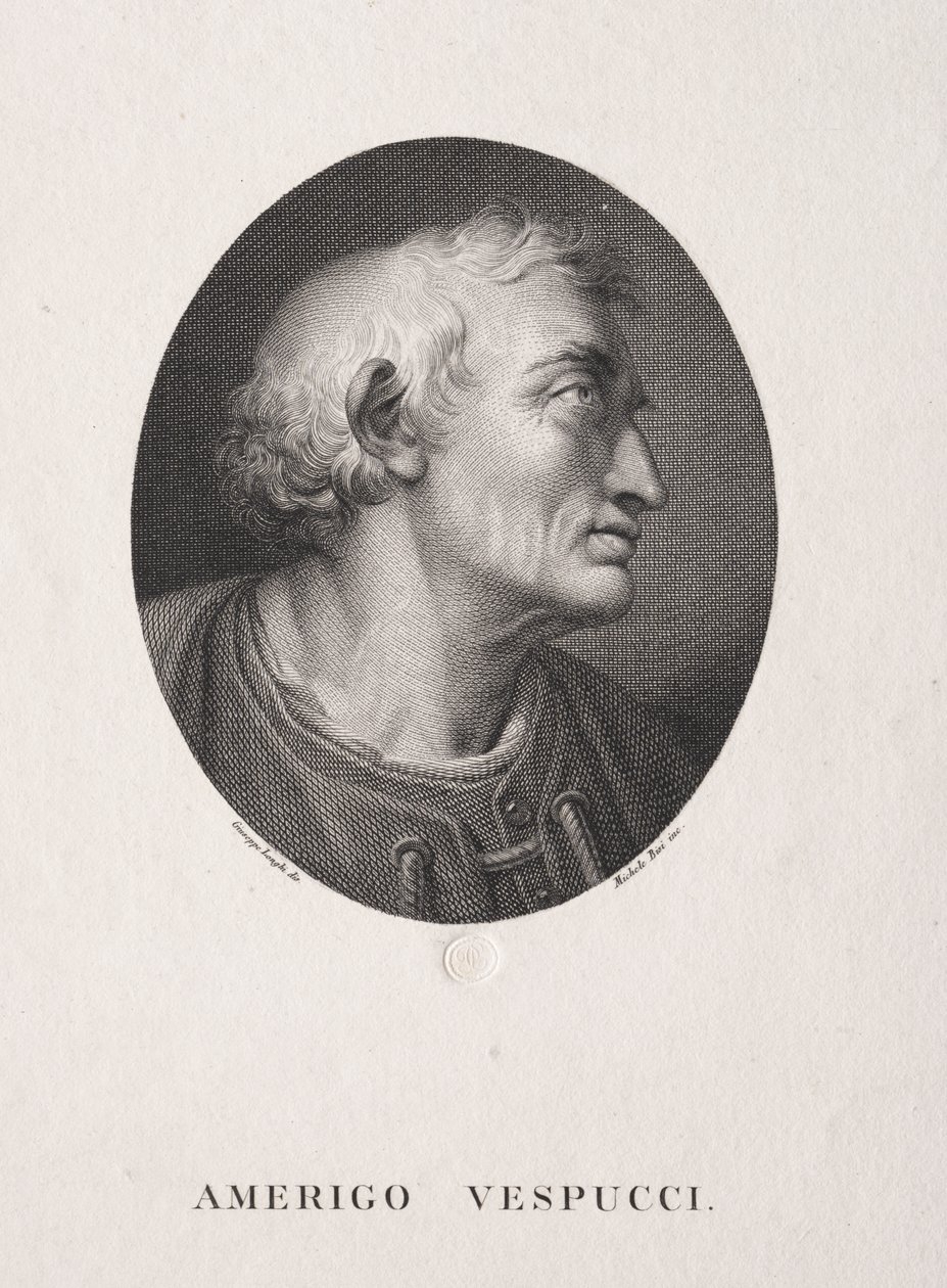 Amerigo Vespucci'nin portresi by Michele Bisi