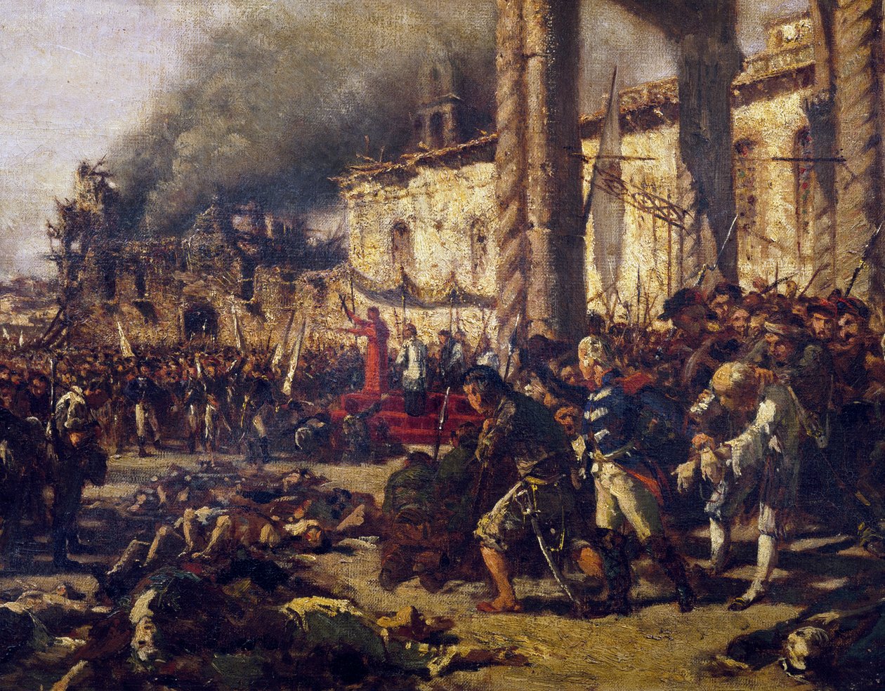 Altamura Katliamları, Michele Cammarano (1835-1920), Napoliten Cumhuriyeti, İtalya by Michele Cammarano