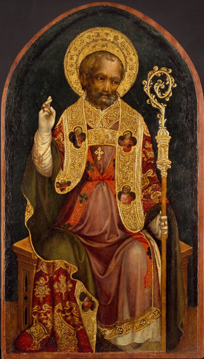 Bir Piskopos Aziz, c1440 by Michele Giambono