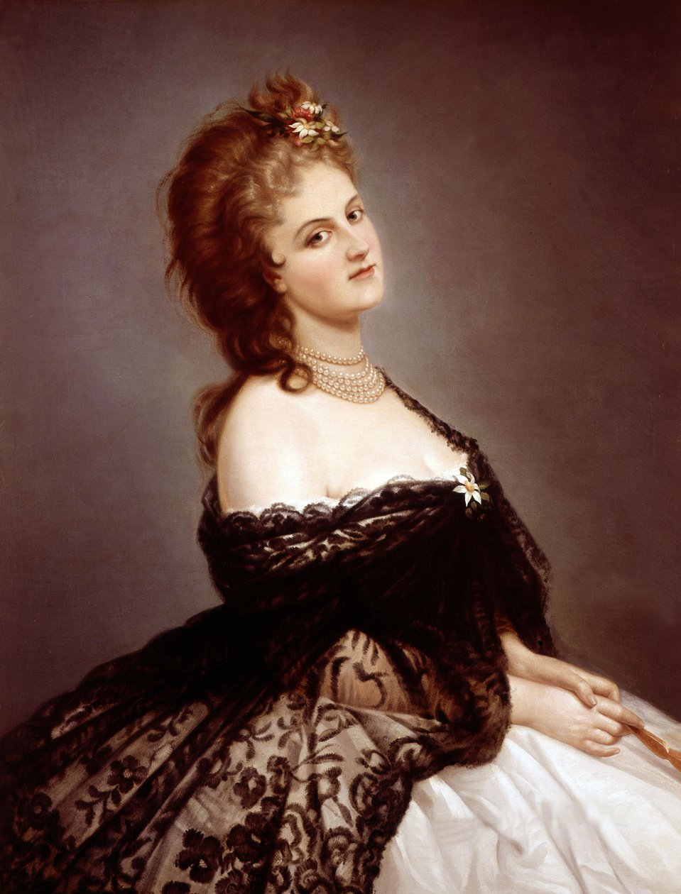 Virginia Oldoini, Castiglione Kontesi, Pierre-Louis Pierson tarafından çekilen bir fotoğraftan sonra, 1862 by Michele Gordigiani