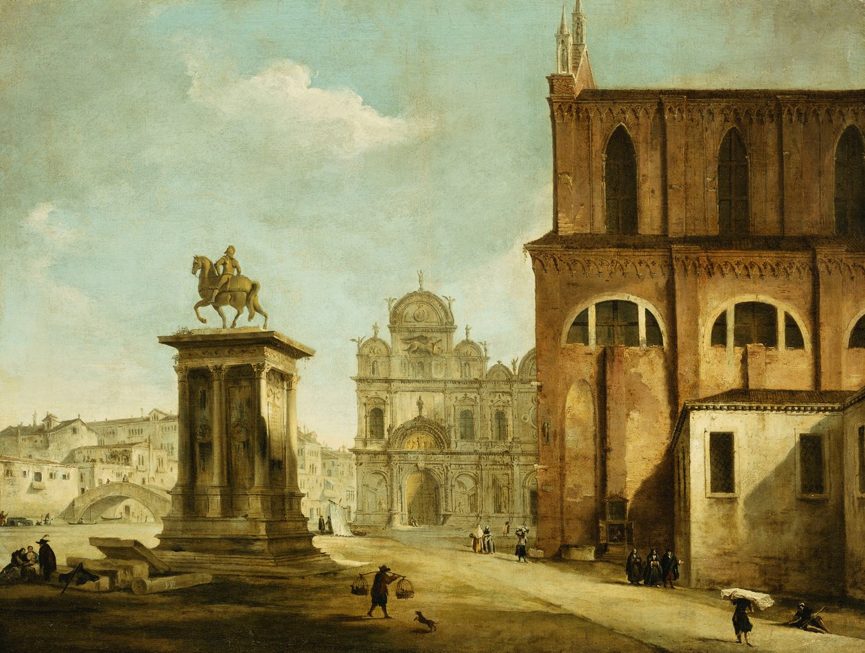 Campo SS Giovanni e Paolo, Venedik by Michele Marieschi