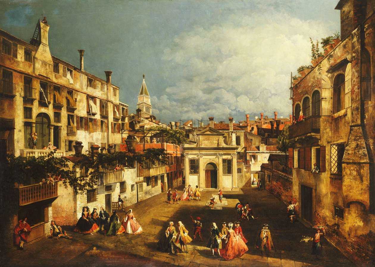 Campo San Gallo, Venedik, c.1740