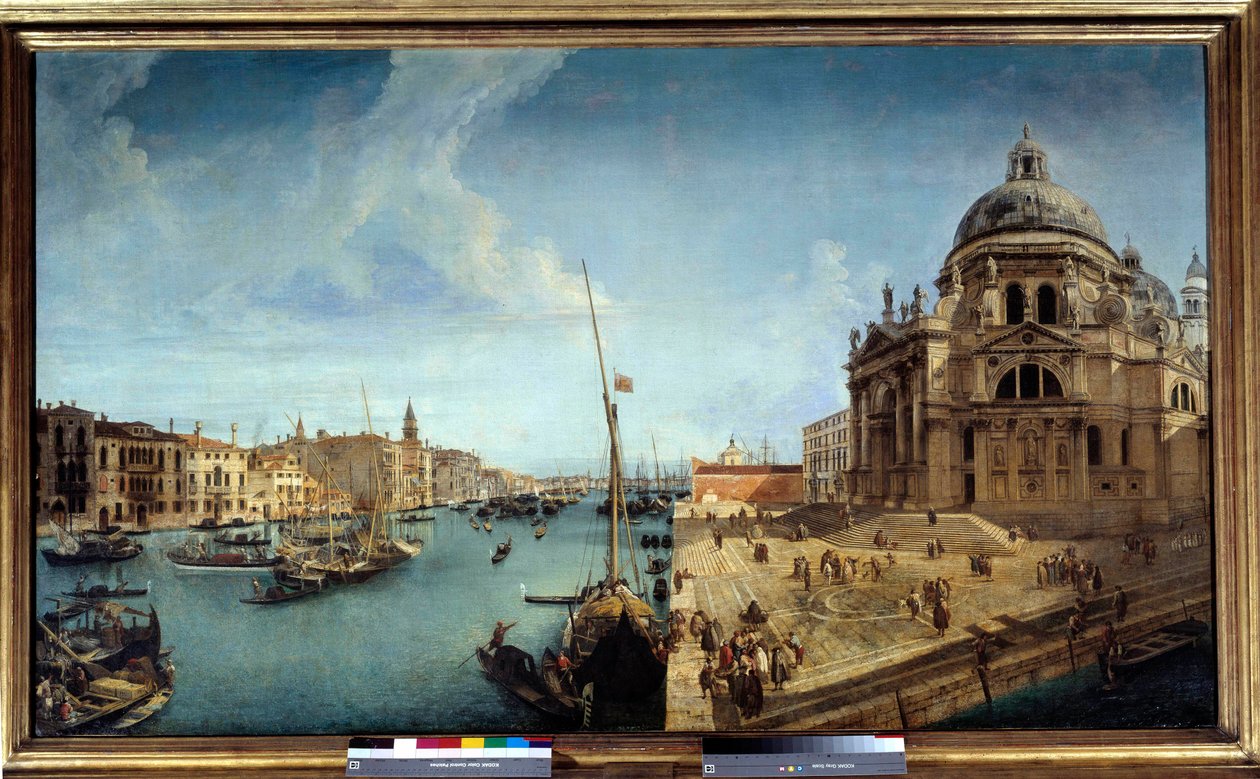 Michele Marieschi (1710-1741) 18. yüzyıl Güneşi tarafından Venedik Tablosunda Büyük Kanal