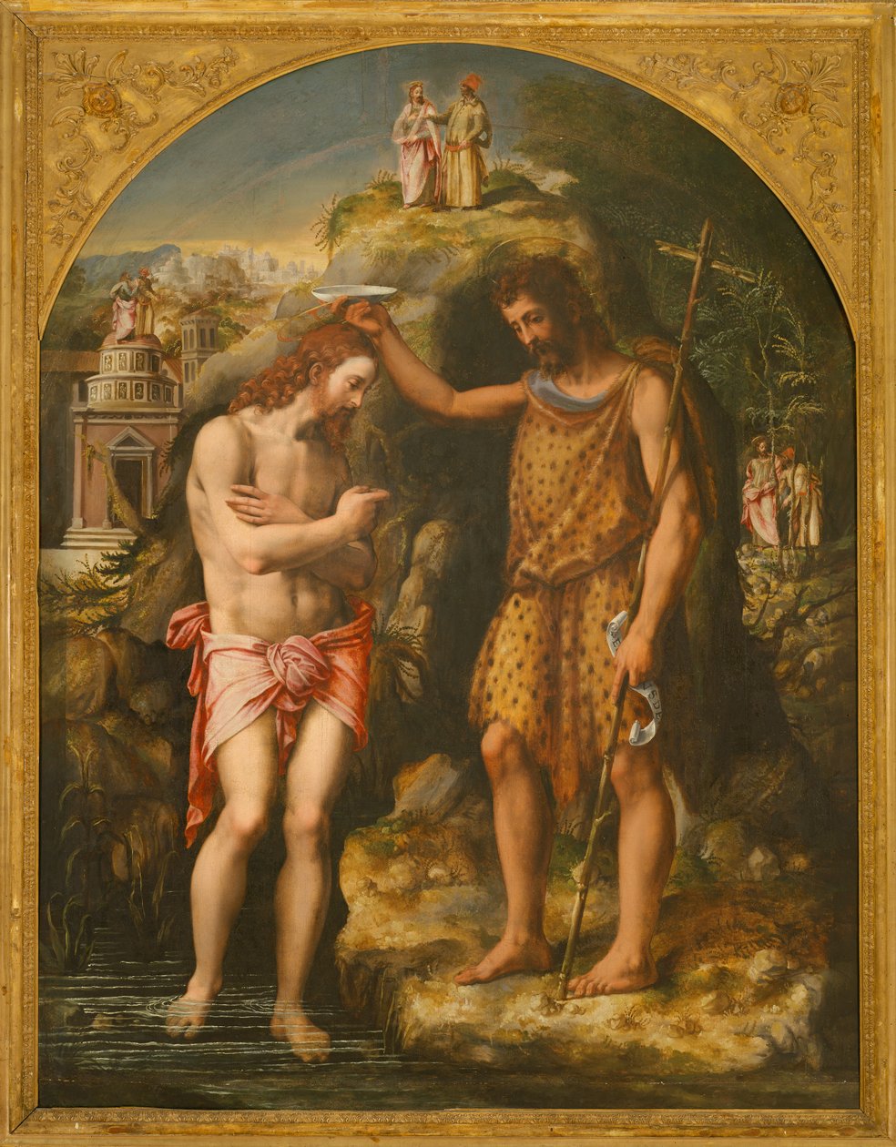 İsa'nın Vaftizi ve Günaha (resim) by Michele di Ridolfo Tosini