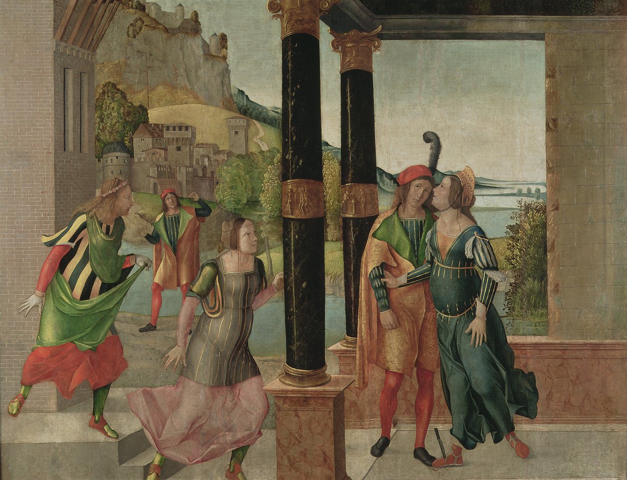 Brutus and Portia, c.1500-50  by Michelle da Verona
