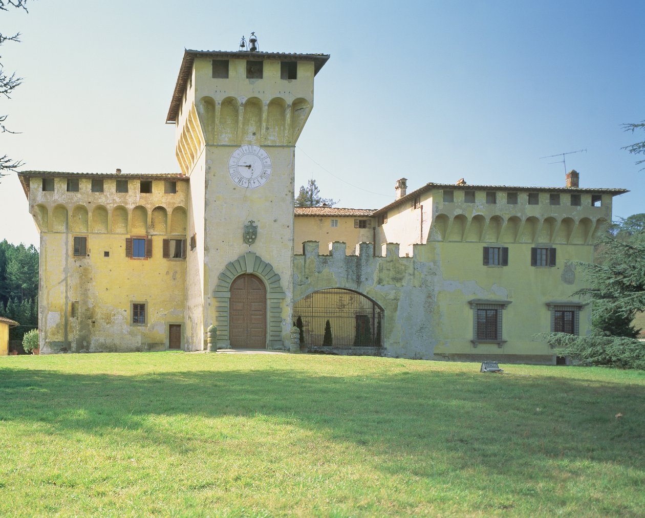 Cosimo Il Vecchio (1389-1464) için tasarlanmış Villa Medicea Cafaggiolo (ayrıca bkz. 60455) by Michelozzo di Bartolommeo