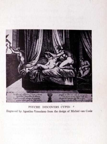 Agostino Veneziano (1490-1540) tarafından oyulmuş Psyche Cupid