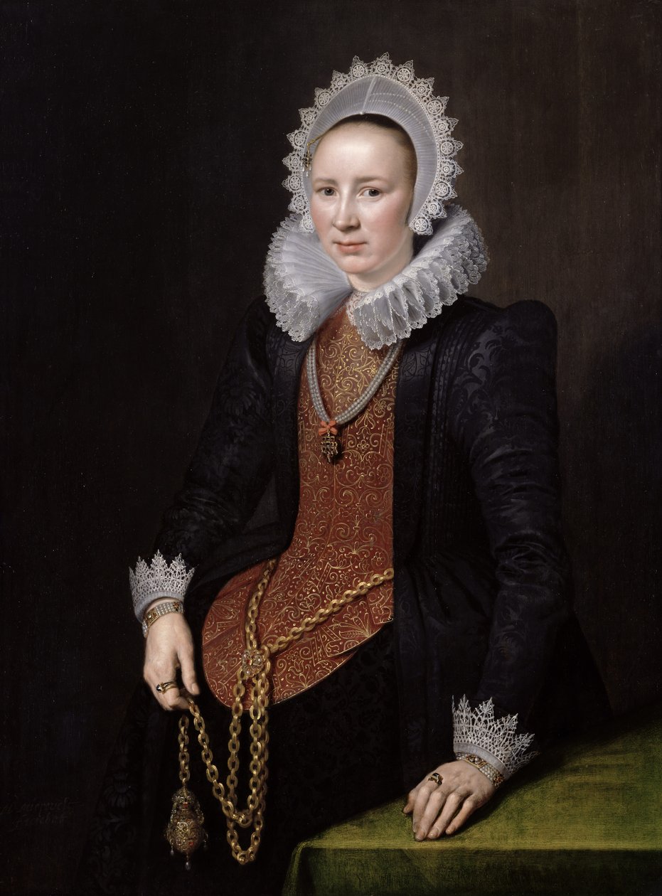 29 Yaşındaki Bir Hanımın Portresi, 1615 by Michiel Jansz van Miereveld