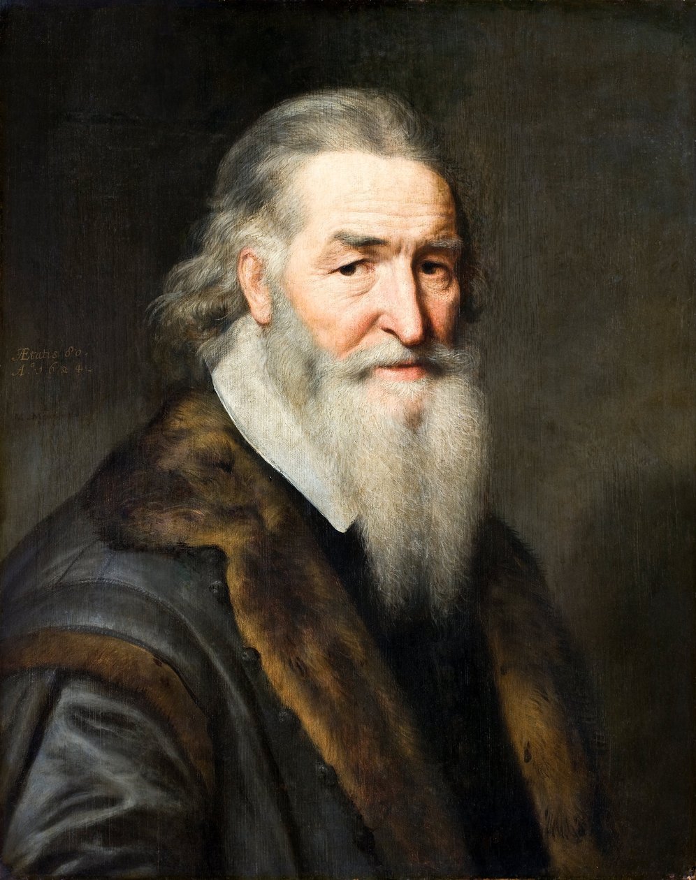 Seksen Yaşındaki Bir Adamın Portresi by Michiel Jansz van Mierevelt