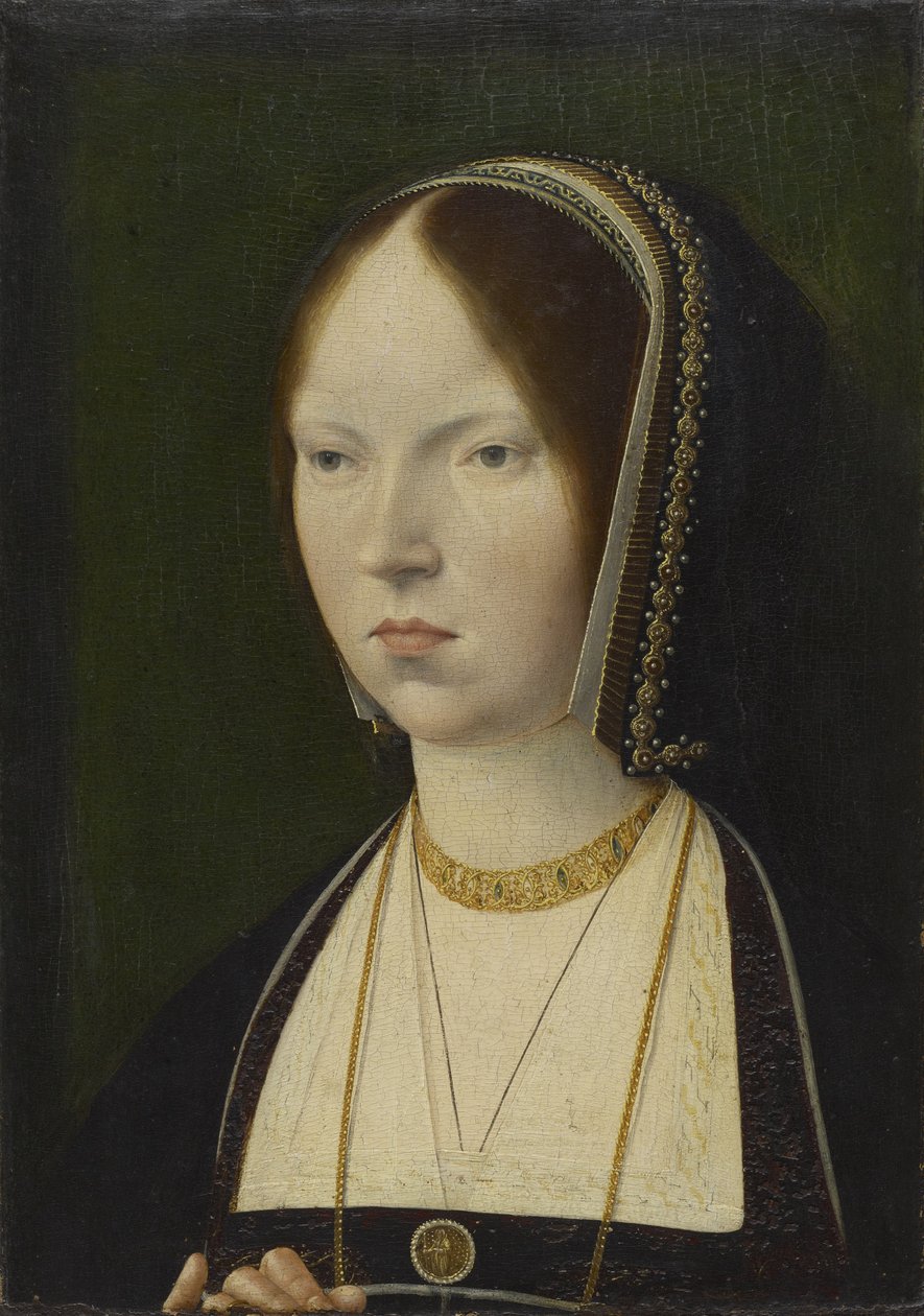 Geleneksel olarak Kastilyalı Isabela la Católica olarak tanımlanan bir Kadın, c.1492-97 by Michiel Sittow