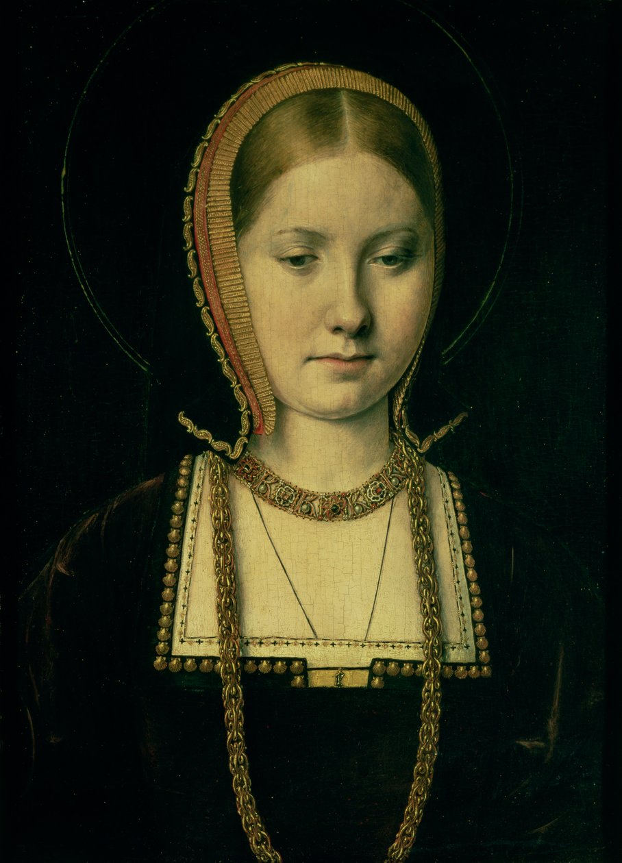 Portrait of a woman, possibly Catherine of Aragon (1485-1536), c.15034  by Michiel Sittow