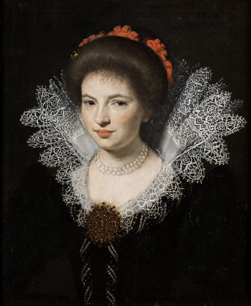 Genç bir asil hanımın portresi by Michiel Jansz van Mierevelt