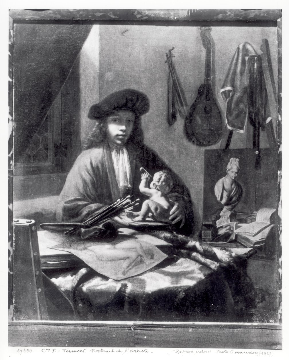 Genç Bir Sanatçının Portresi by Michiel van Musscher