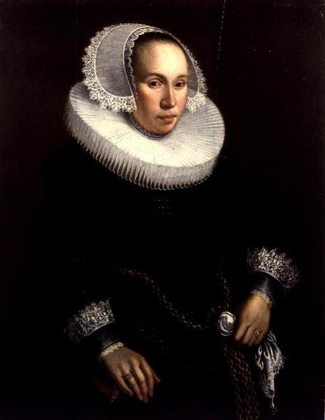 Bir Bayan Portresi by Michiel Jansz. van Miereveld