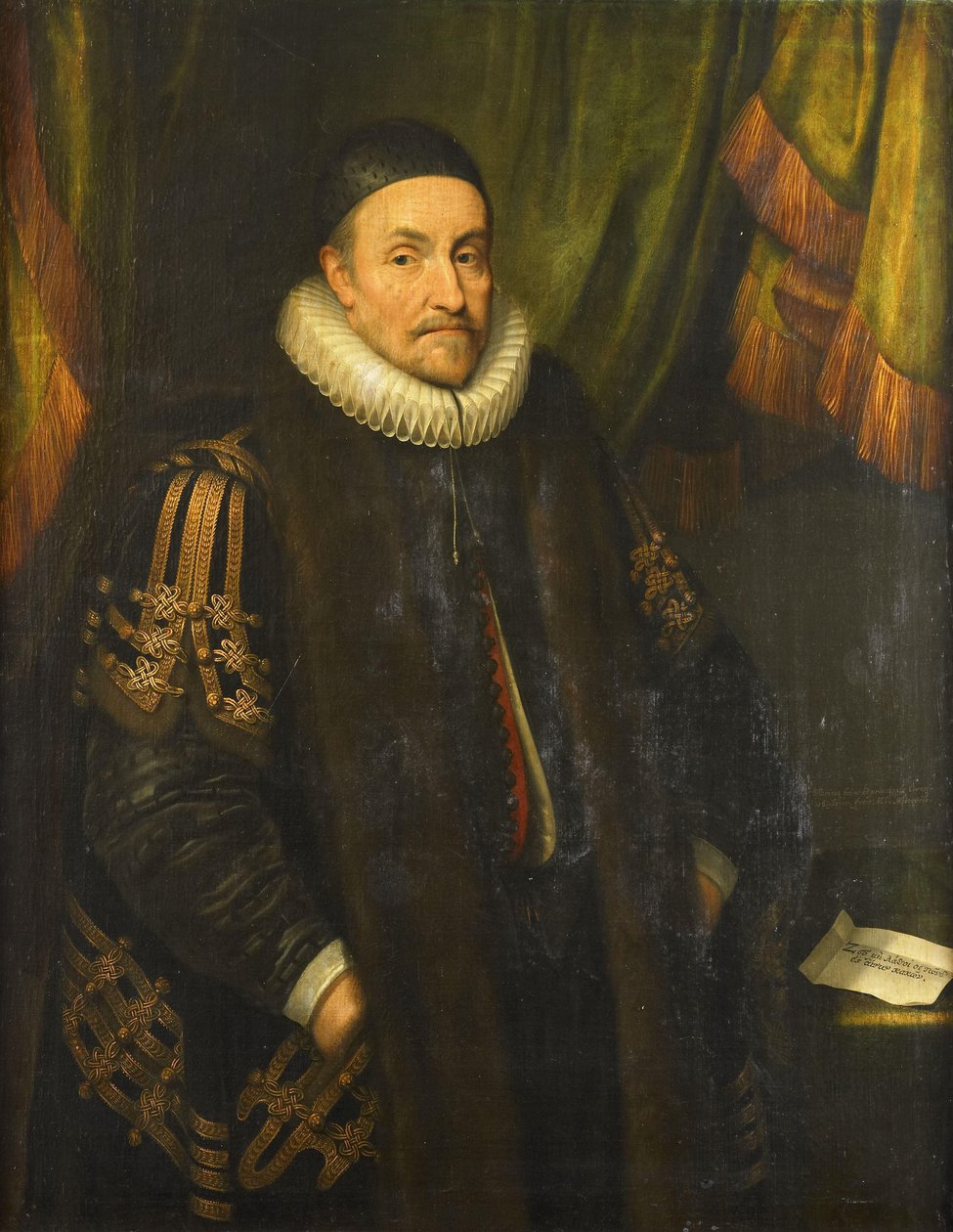Willem I (1533-84), Orange Prensi, Sessiz William olarak adlandırılan portresi by Michiel Jansz van Mierevelt (workshop of)