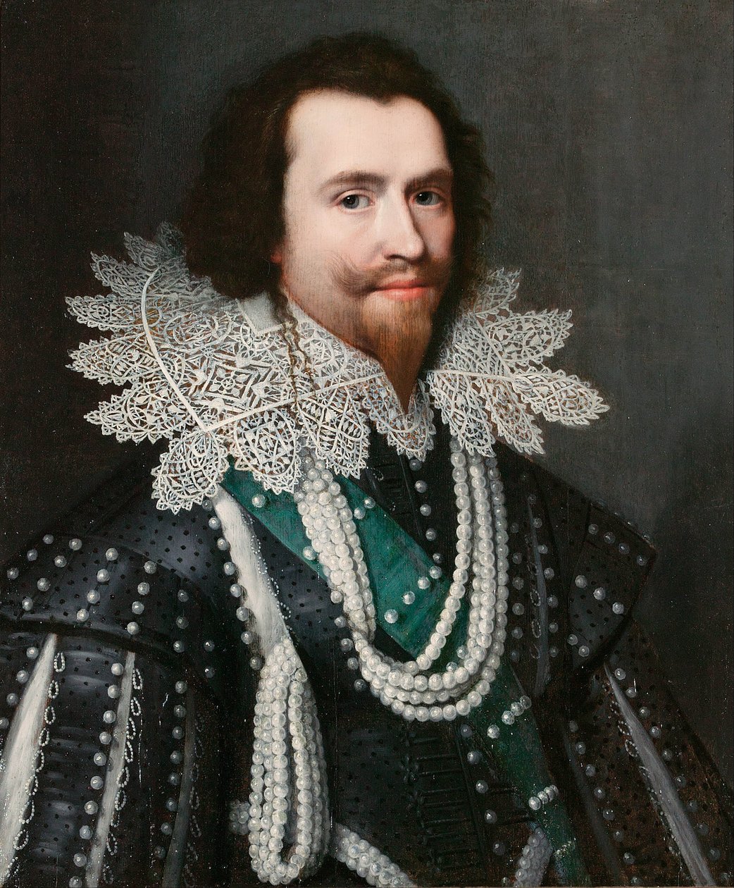 George Villiers, 1. Buckingham Dükü 1592-1628, 1625-1626 by Michiel Jansz van Mierevelt