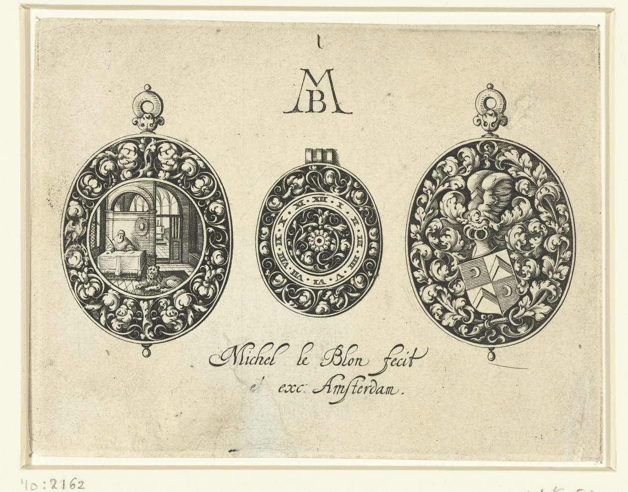 İki Saat Kutusu ve Kadran, c.1620-26 by Michiel Le Blon