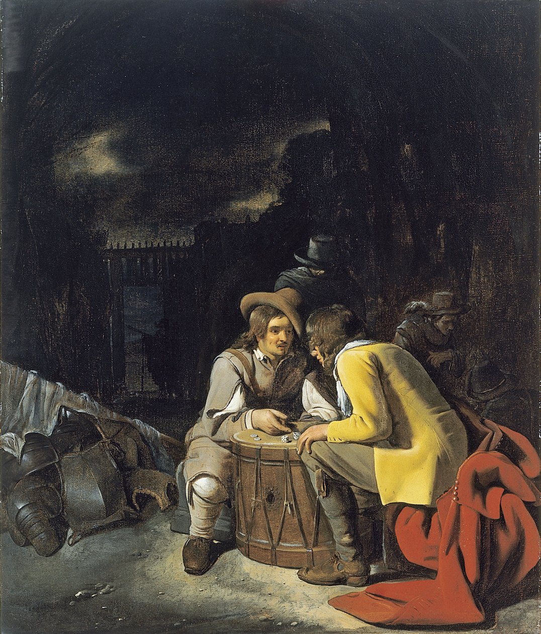 Zar oynayan askerler by Michiel Sweerts