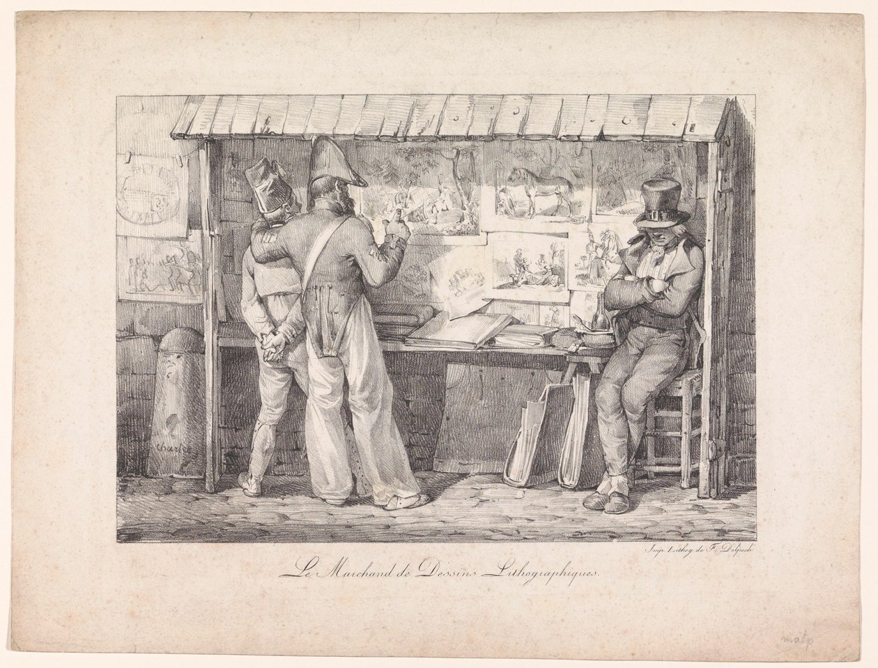Tafel Rönesans tarzı tablo (nesne üzerinde başlık) Le garde-meuble / Collection de Meubles (nesne üzerinde seri başlığı) by Midart