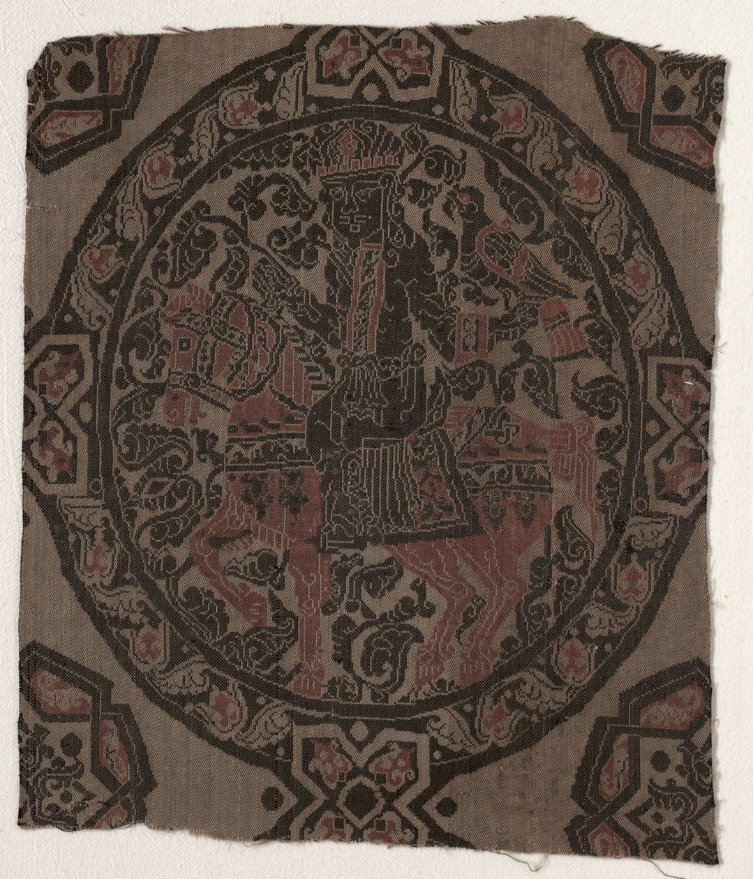 Binicilik Falconer King, İran veya Irak, Abbasi dönemi ile Fragman by Middle Eastern
