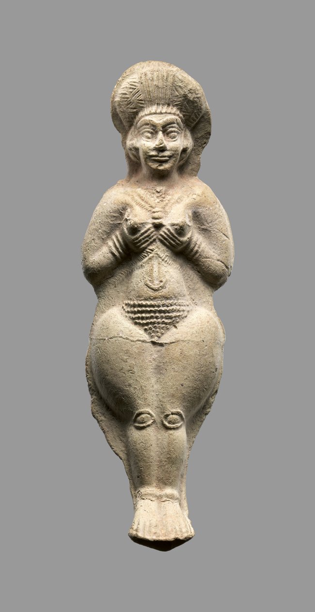 Kadın figürü, Orta Elam taşı, MÖ 1500–1100 (seramik) by Middle Elamite Period