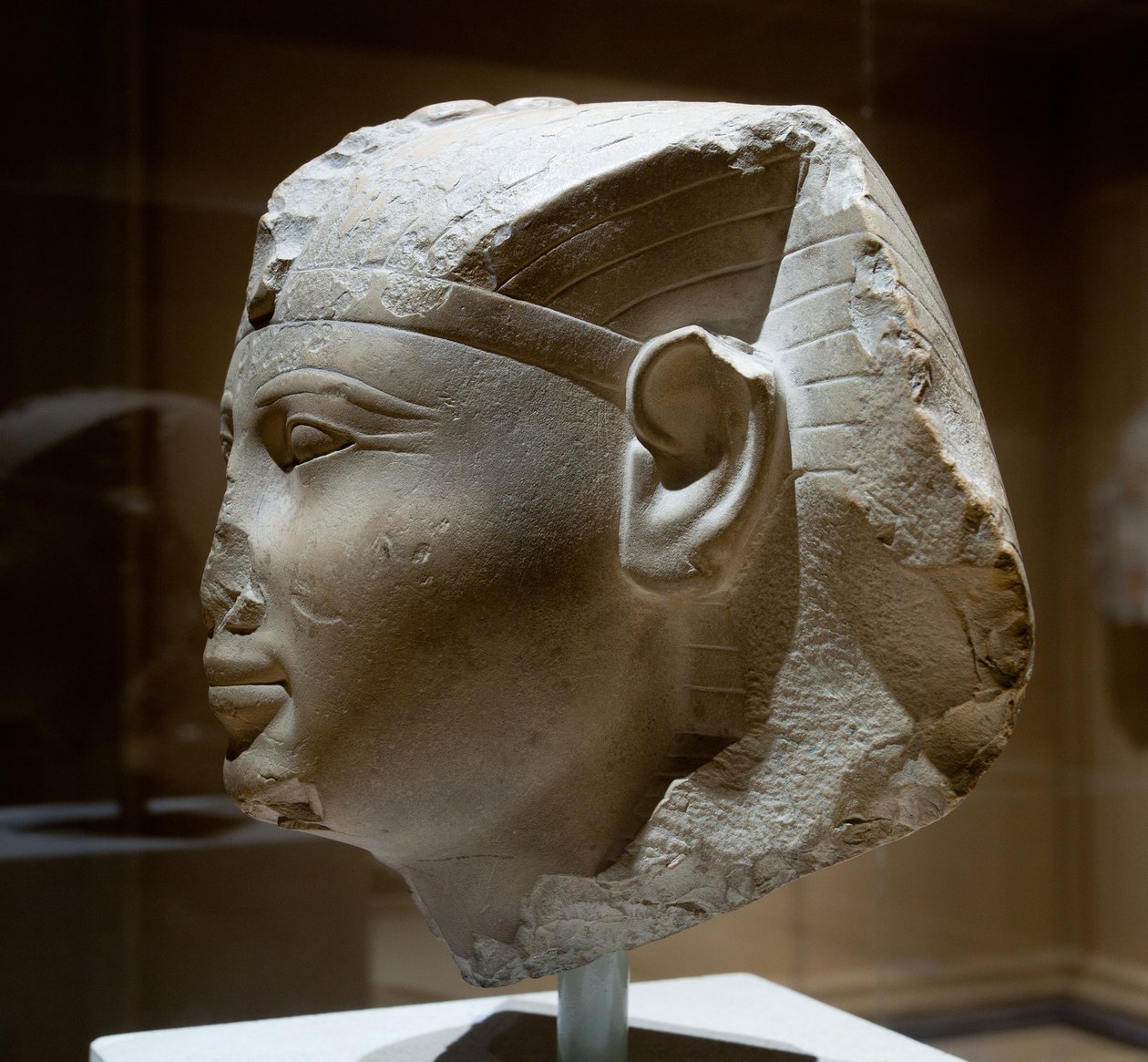 Bir Kral Başkanı, Muhtemelen Seankhkare Mentuhotep III, c.2000–1988 MÖ (kireçtaşı) by Middle Kingdom Egyptian