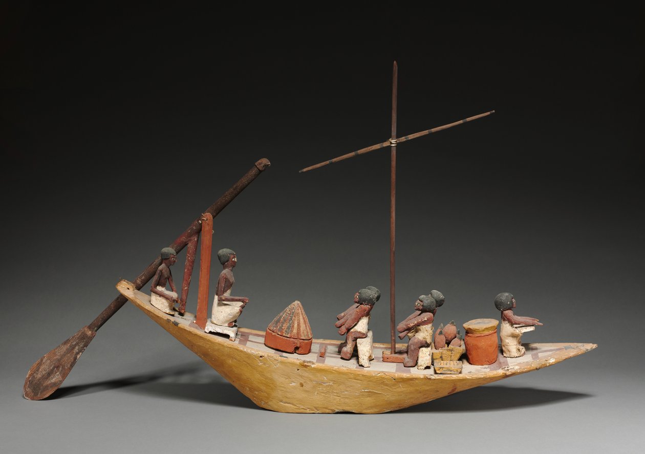 Model Tekne, 11. Geç - 12. Hanedan Başları, MÖ 2040-1648 by Middle Kingdom Egyptian