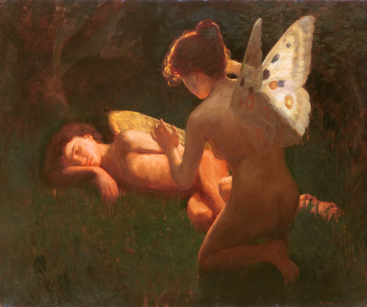 Aşk Tanrısı ve Ruh, 1898 by Middleton Jameson