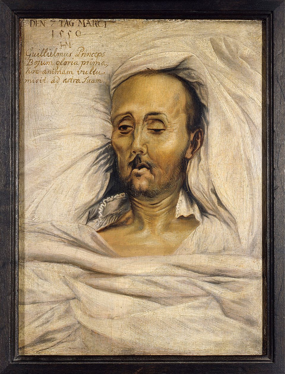 Bavyera Dükü V. William ölüm döşeğinde, 1550 by Mielich