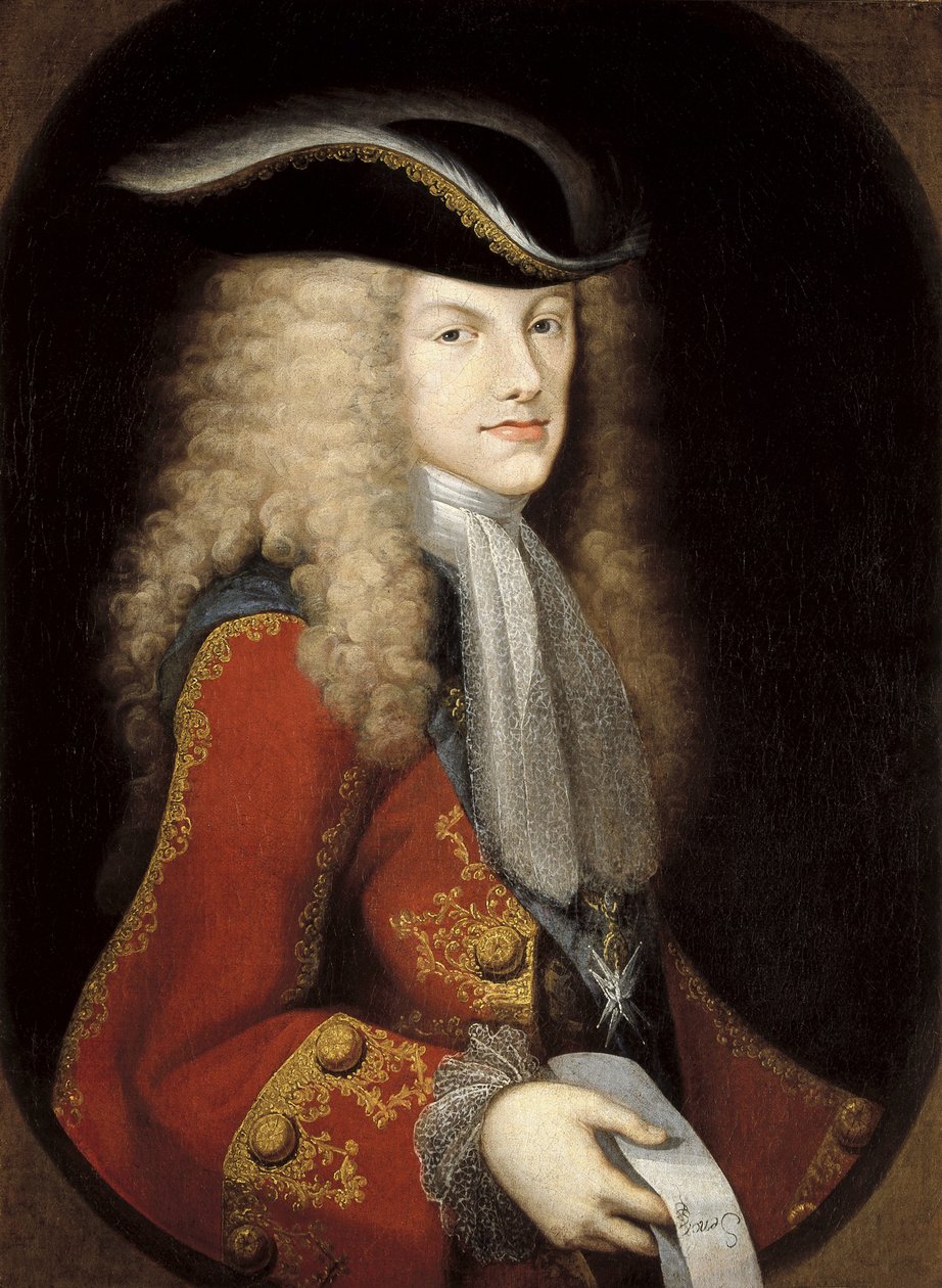 İspanya Kralı V. Philip'in Portresi (1683-1746) (tuval üzerine yağlıboya) by Miguel Jacinto Meléndez