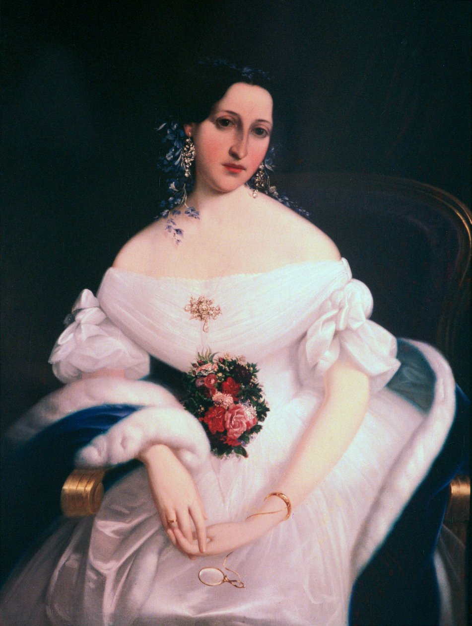 Luisa Pesjak, c1835 by Mihael Stroj