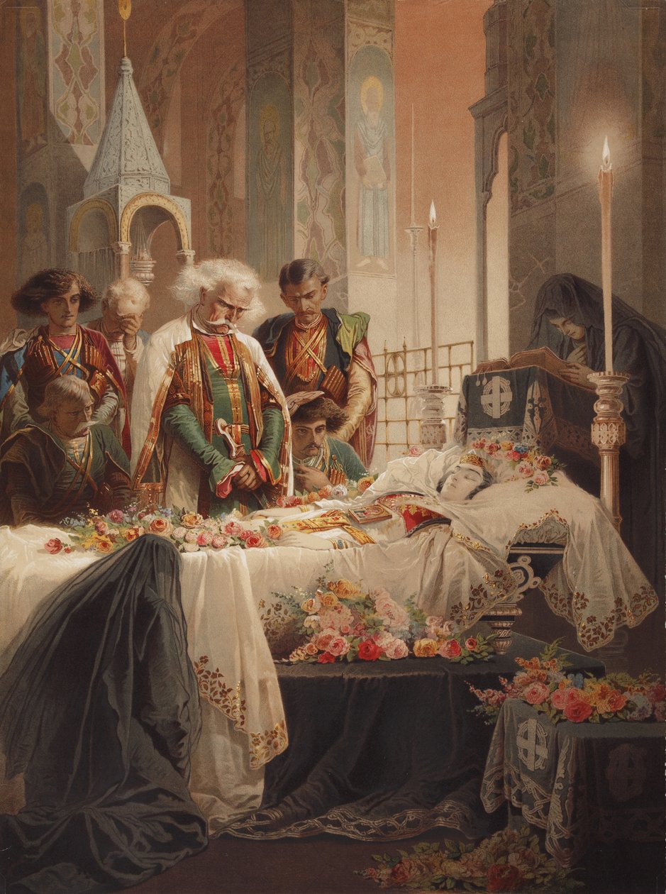 Tamara tabutta. Mihail Lermontov