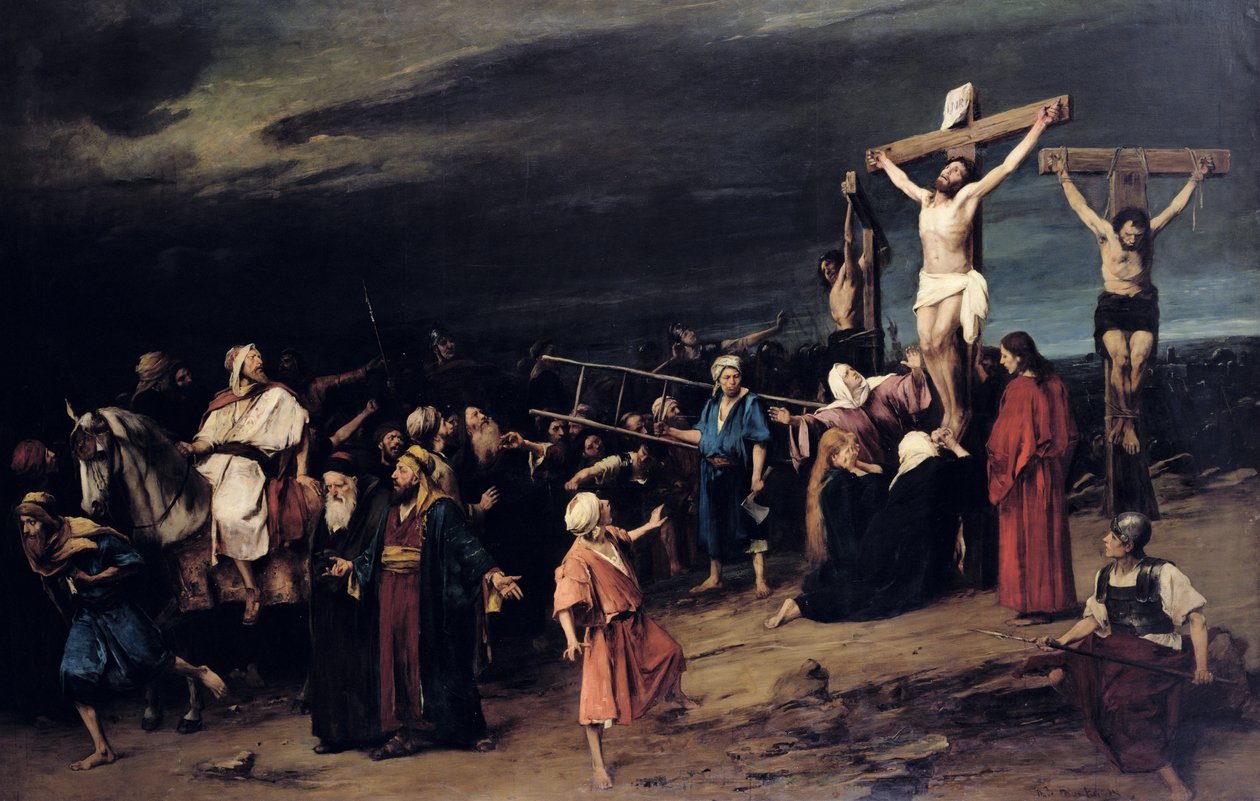 Çarmıhtaki İsa, 1884 by Mihály Munkácsy